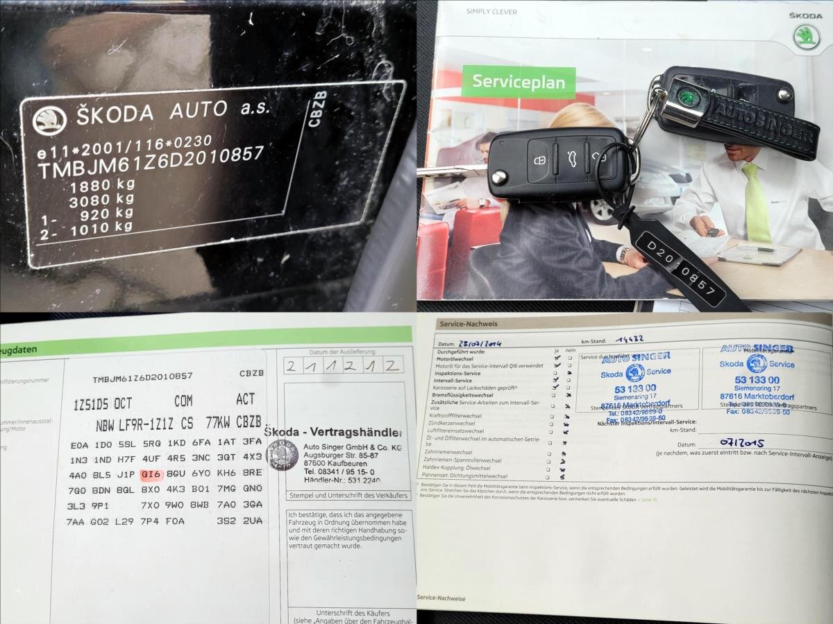 Škoda Octavia Kombi 1,2 l 77 kw