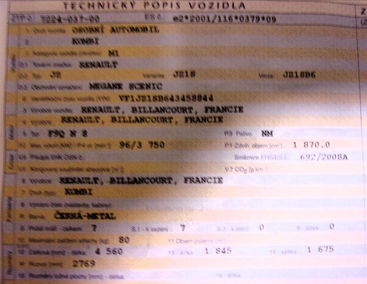 Renault Scénic Kombi 1,9 l 96 kw