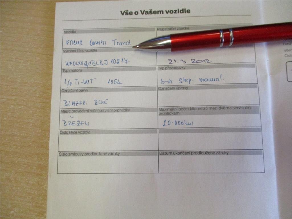 Ford Focus Kombi 1,6 l 77 kw