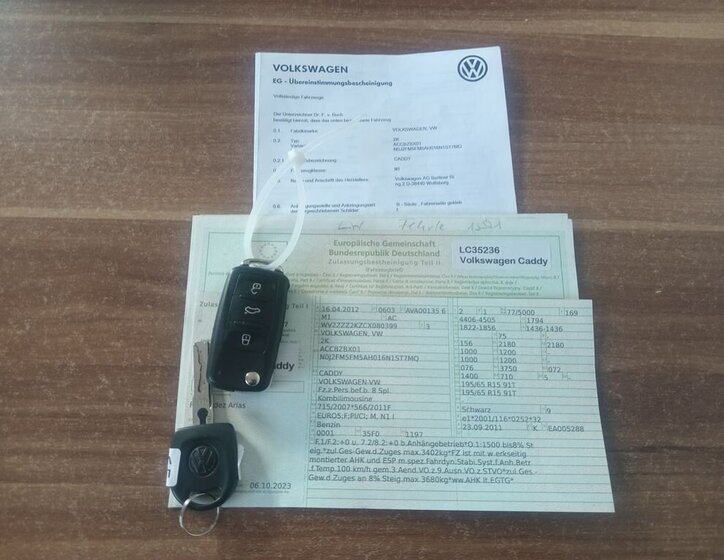 Volkswagen Caddy Kombi 1,2 l 77 kw