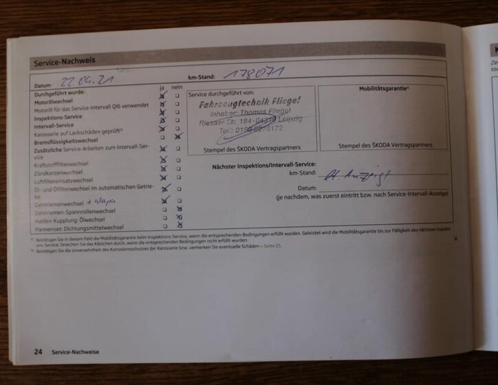 Škoda Octavia Kombi 2,0 l 147 kw