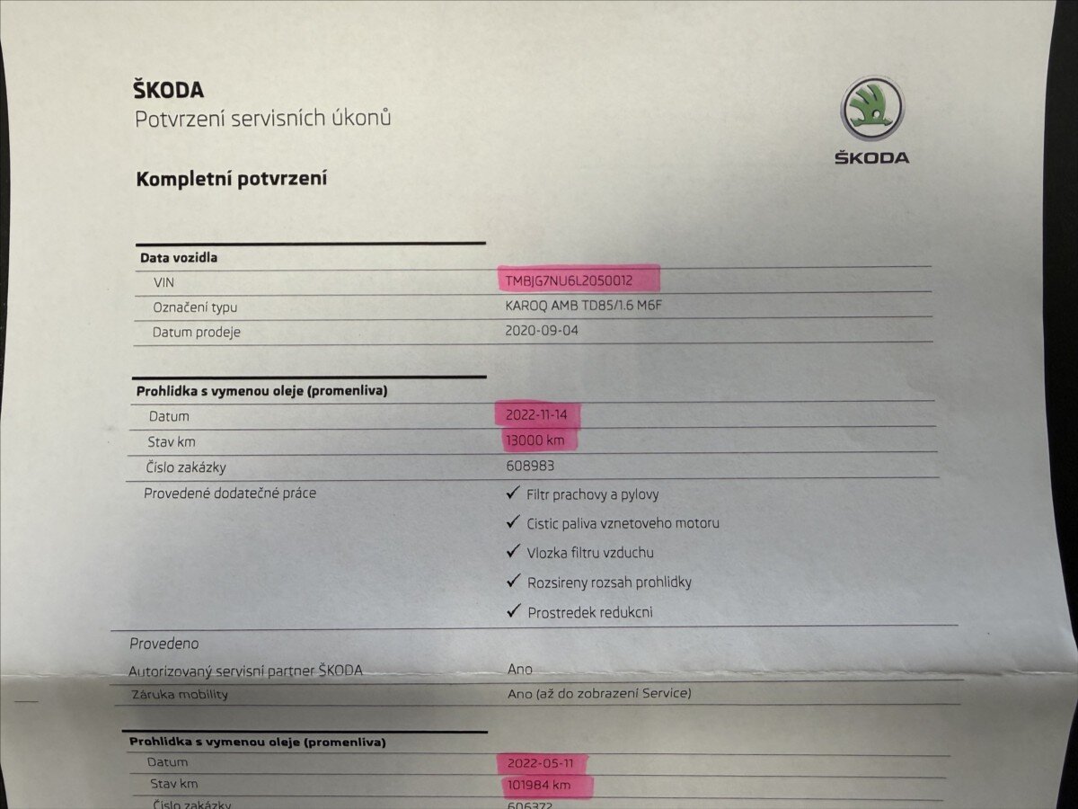 Škoda Karoq SUV / Terénní 1,6 l 85 kw