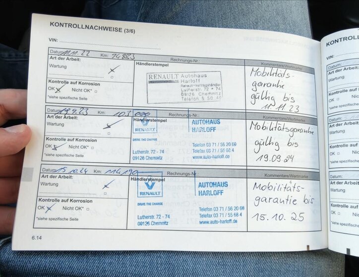 Renault Mégane Hatchback 1,6 l 74 kw