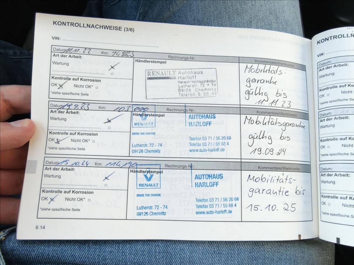 Renault Mégane Hatchback 1,6 l 74 kw