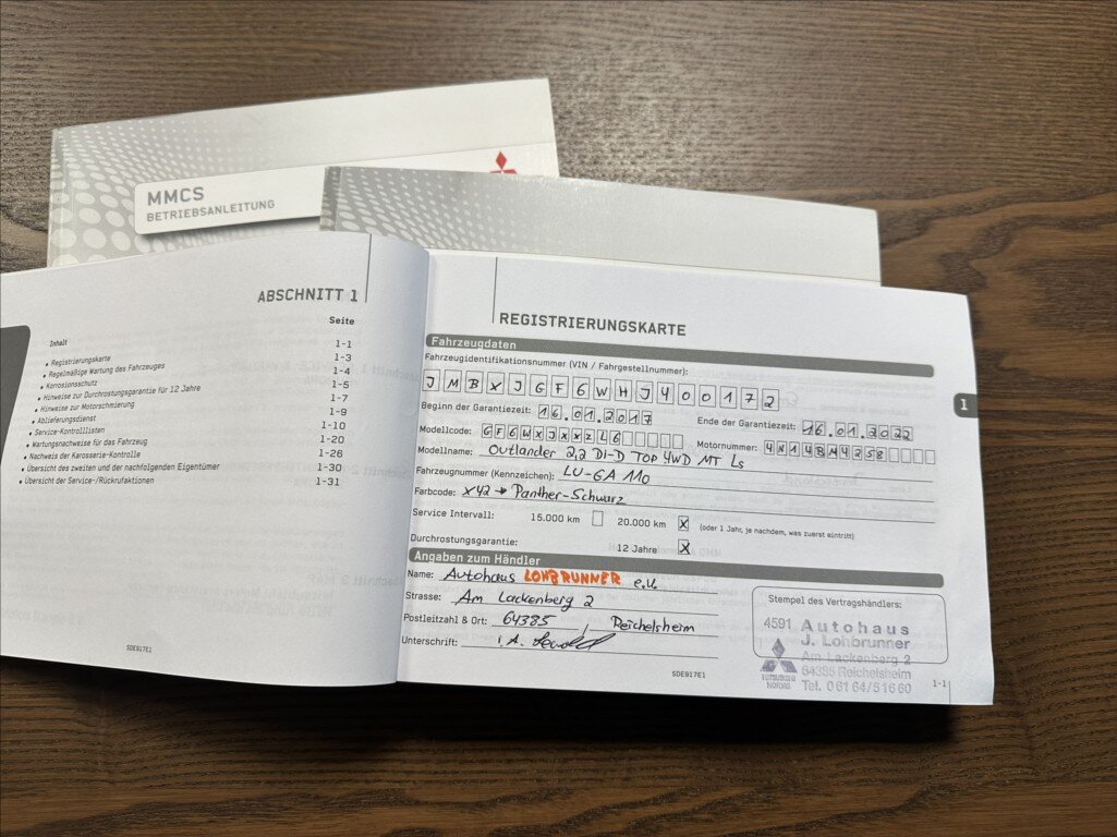 Mitsubishi Outlander SUV / Terénní 2,3 l 110 kw