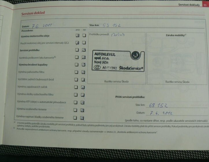 Škoda Fabia Kombi 1,6 l 55 kw