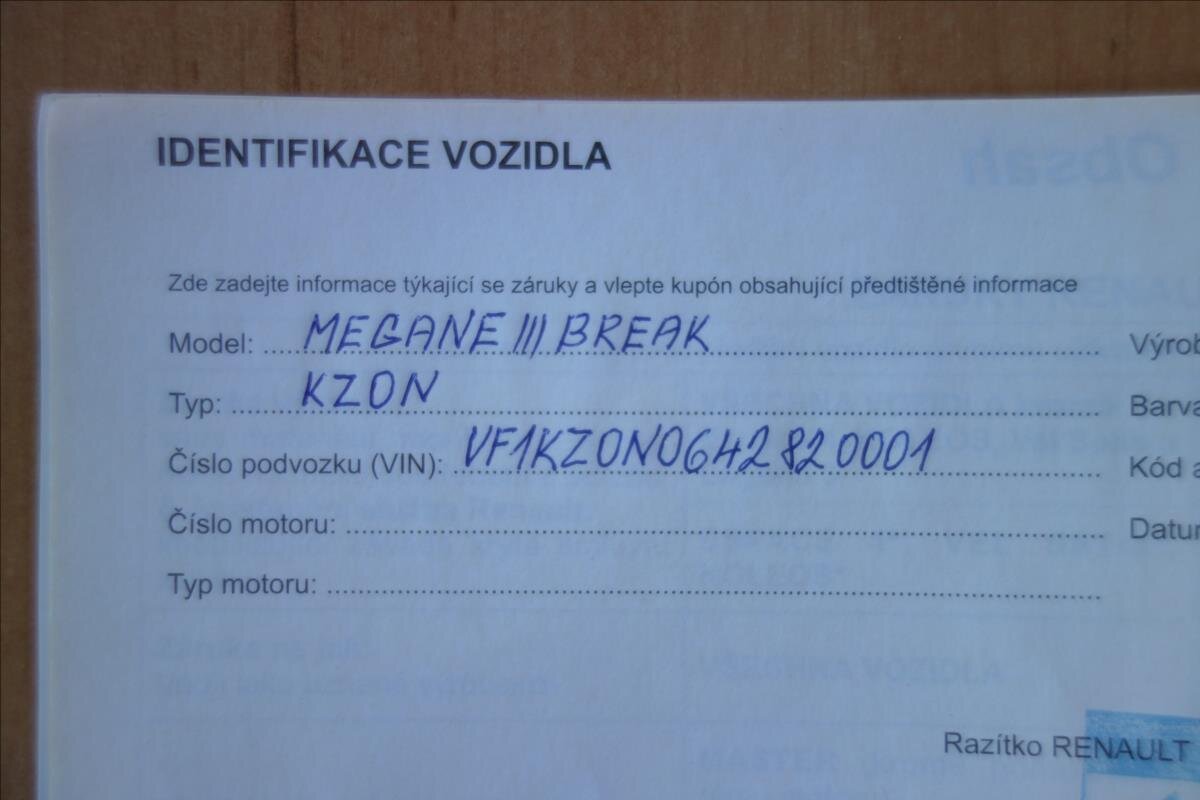 Renault Mégane Kombi 1,9 l 96 kw