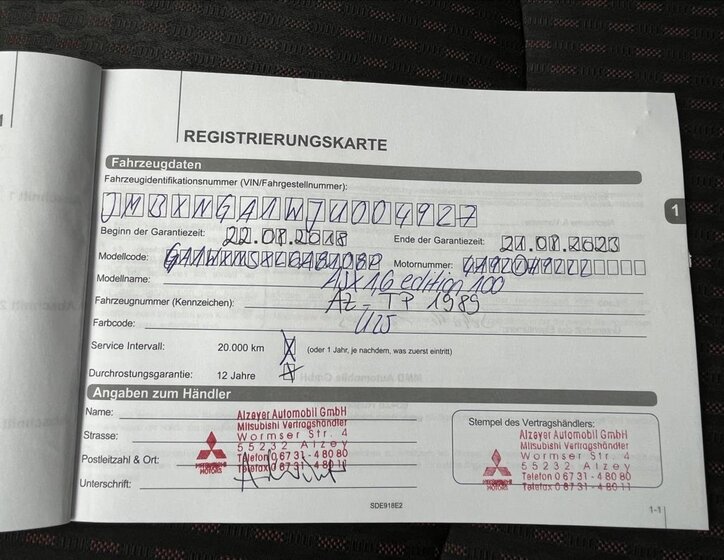 Mitsubishi ASX SUV / Terénní 1,6 l 86 kw