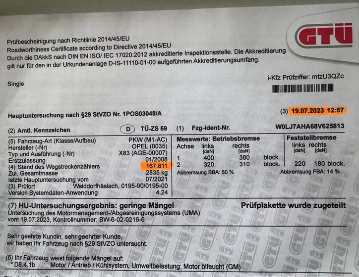 Opel Vivaro VAN / Minibus 2,0 l 84 kw