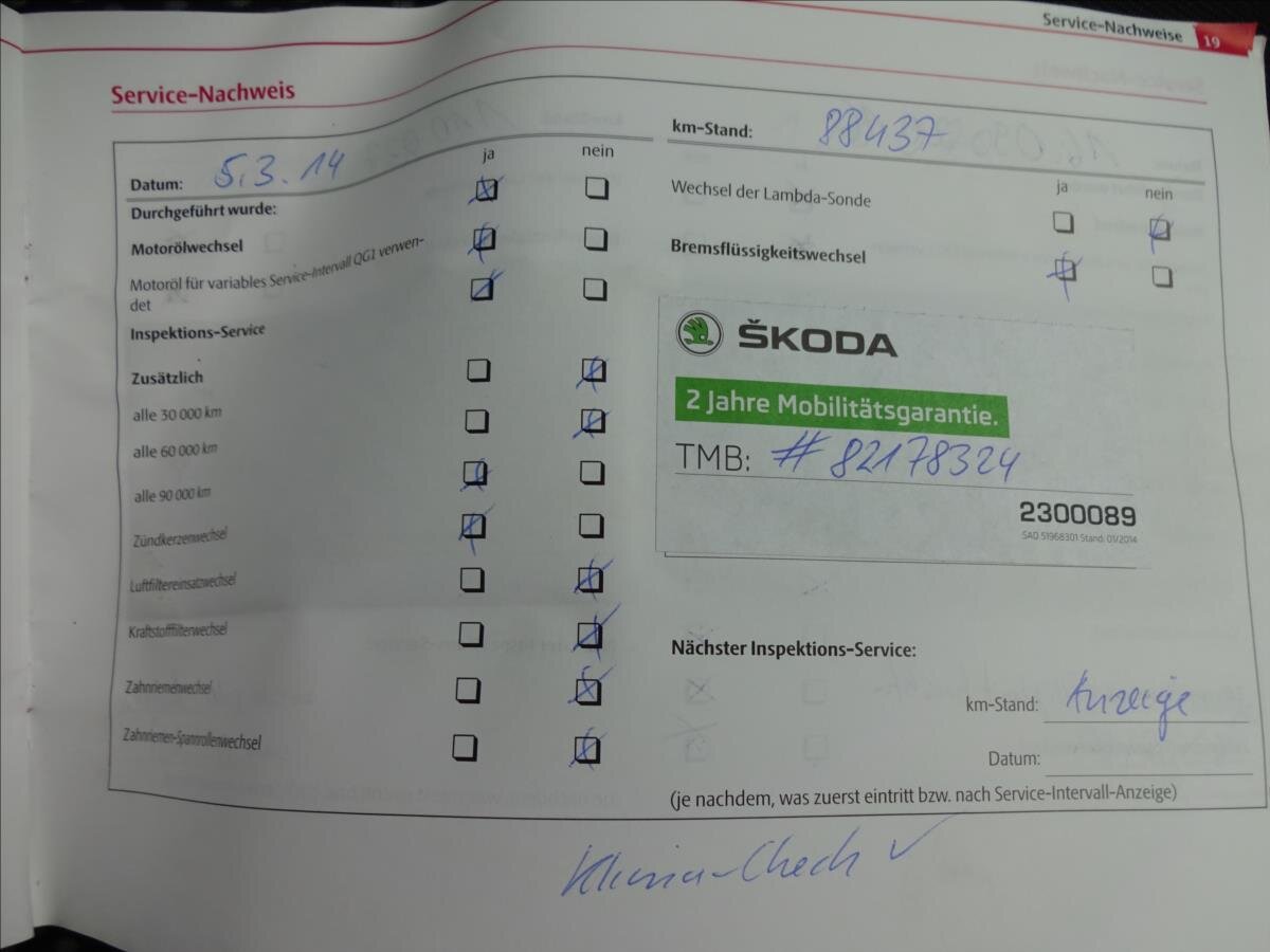 Škoda Octavia Kombi 1,8 l 118 kw