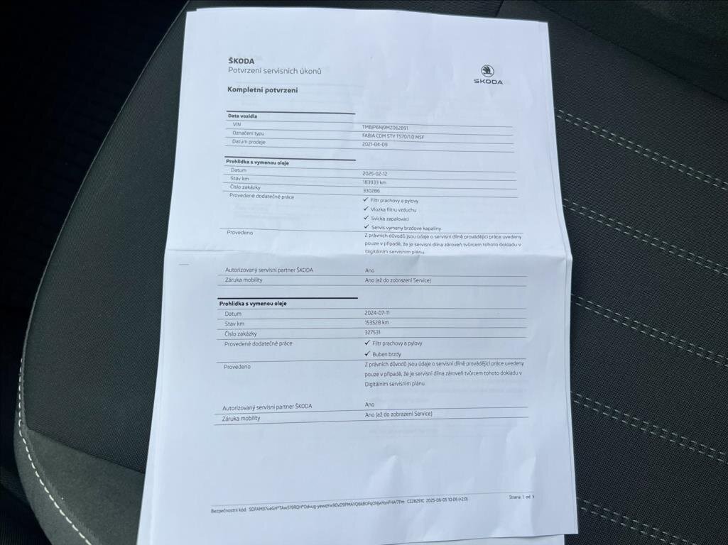 Škoda Fabia Kombi 999,0 70 kw