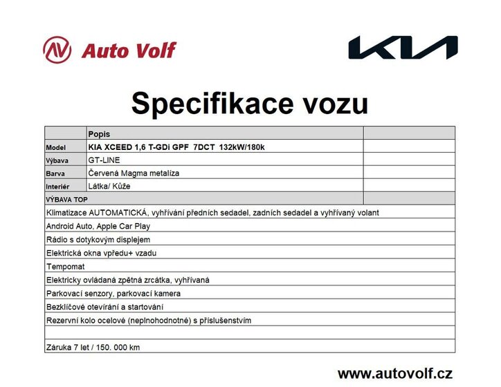 KIA XCeed Hatchback 1,6 l 132 kw