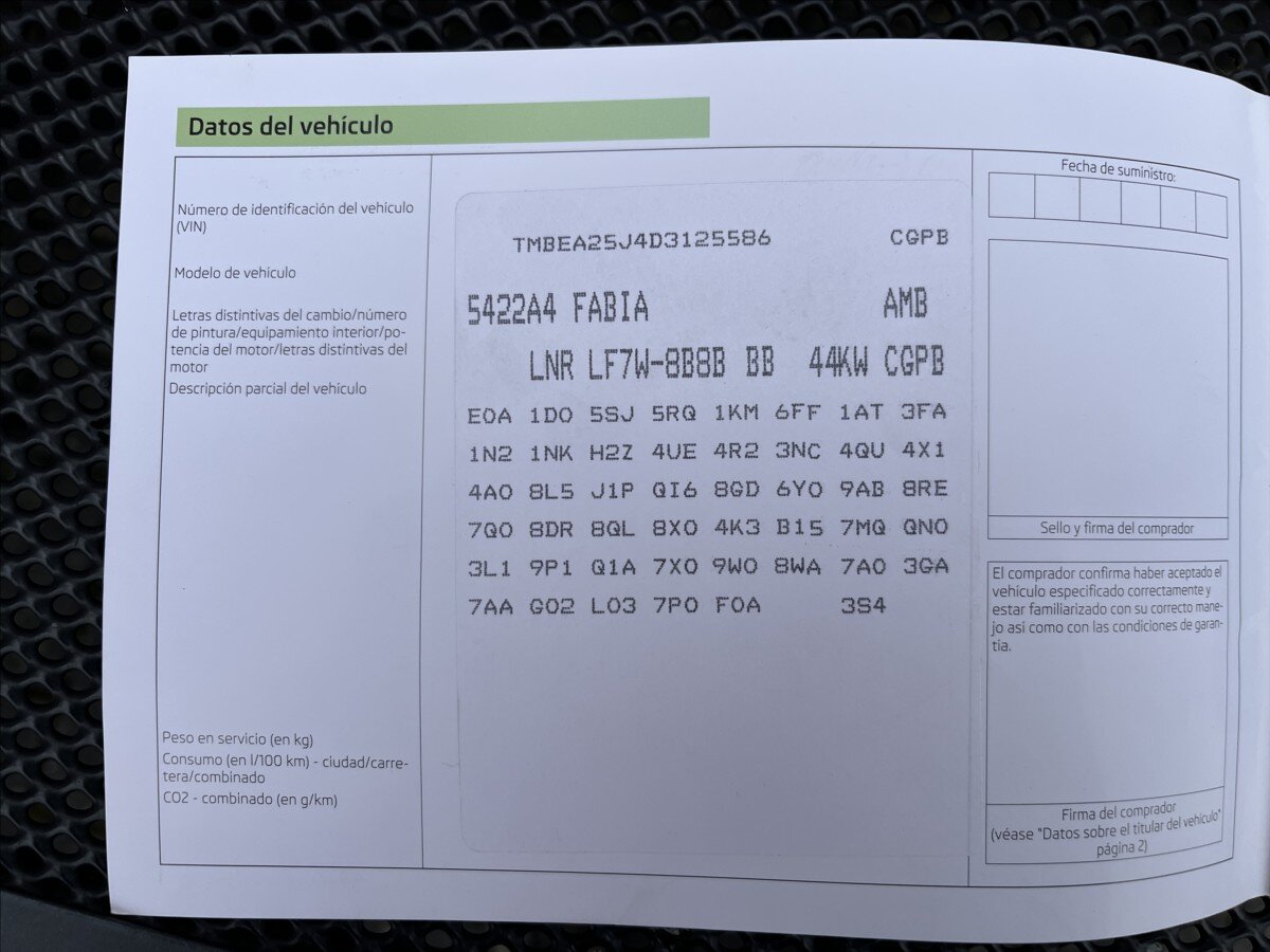 Škoda Fabia Hatchback 1,2 l 44 kw