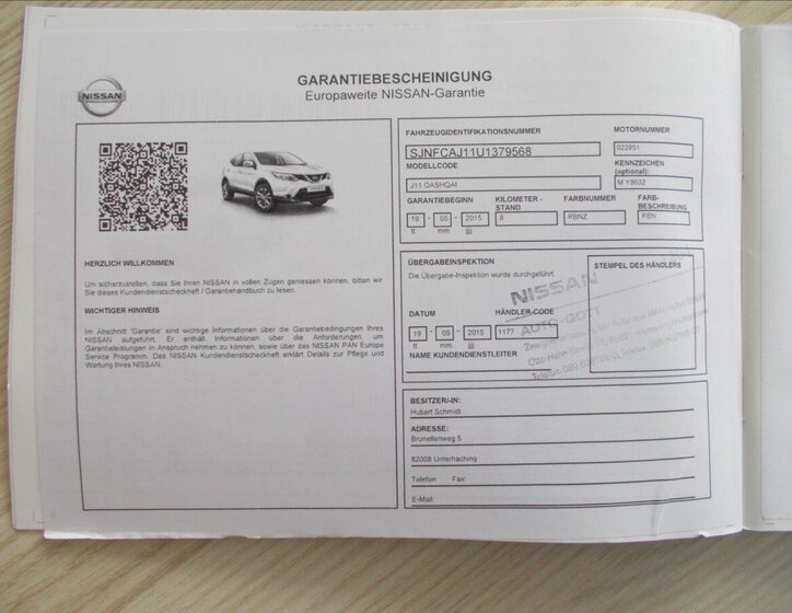 Nissan Qashqai SUV / Terénní 1,6 l 120 kw