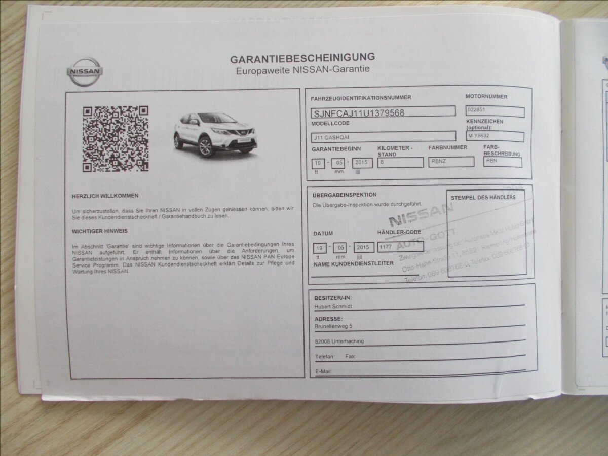 Nissan Qashqai SUV / Terénní 1,6 l 120 kw