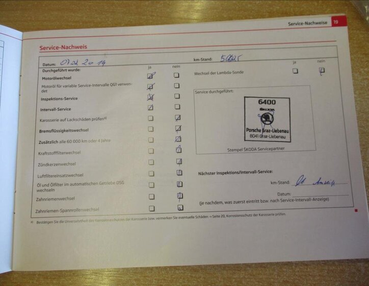 Škoda Superb Kombi 1,6 l 77 kw