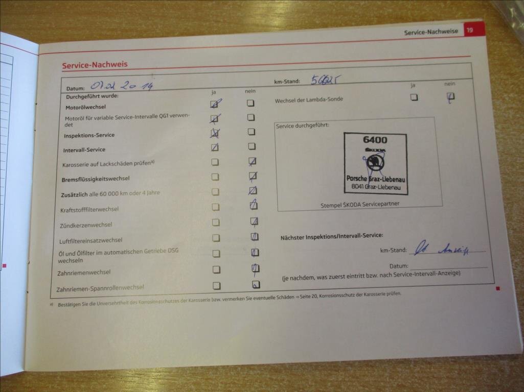 Škoda Superb Kombi 1,6 l 77 kw