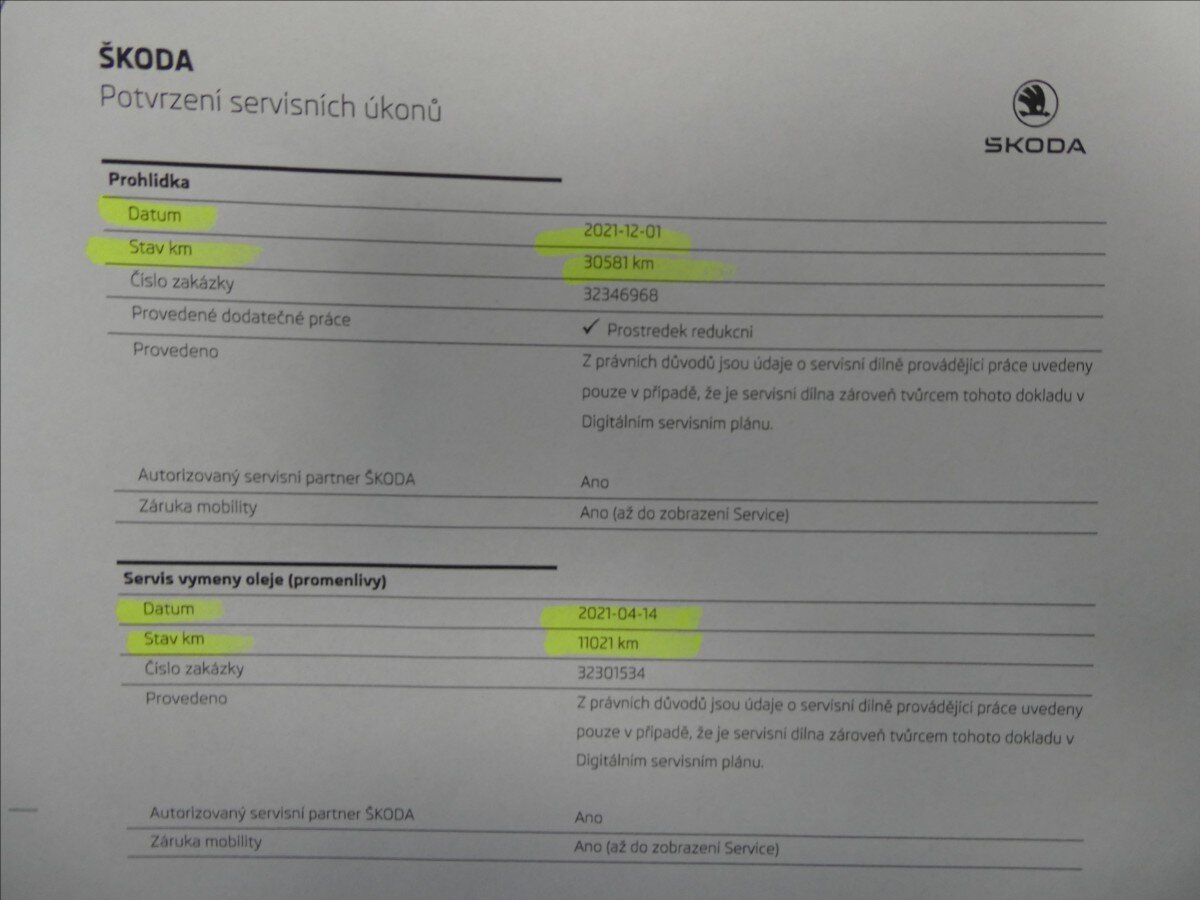 Škoda Superb Sedan 2,0 l 110 kw