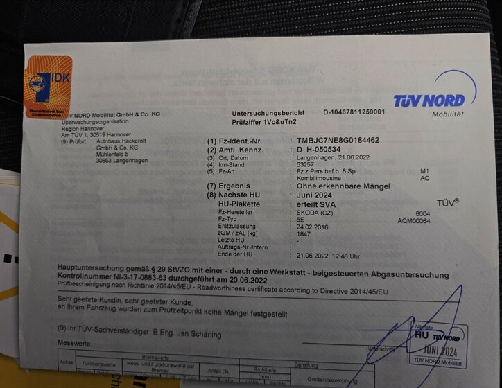 Škoda Octavia Kombi 1,4 l 110 kw