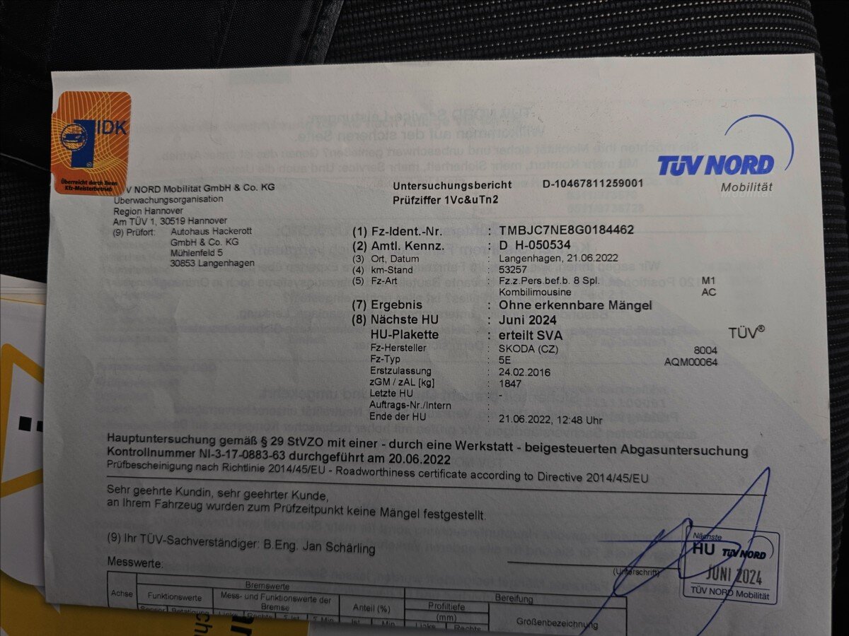 Škoda Octavia Kombi 1,4 l 110 kw