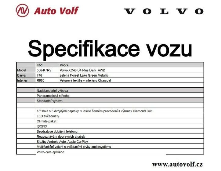Volvo XC40 SUV / Terénní 2,0 l 120 kw