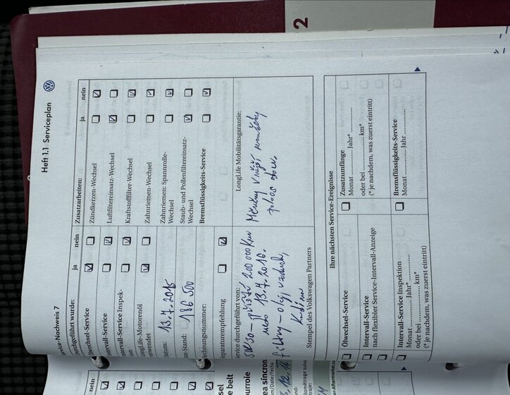 Volkswagen Touran MPV 2,0 l 110 kw