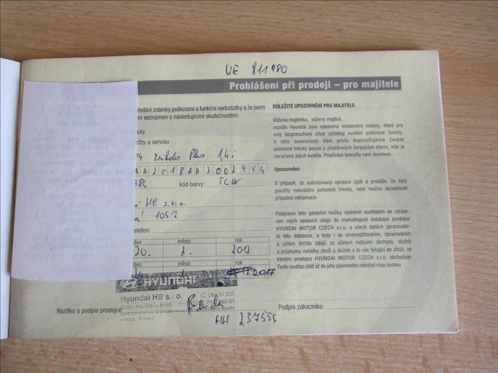 Hyundai i30 Hatchback 1,6 l 88 kw