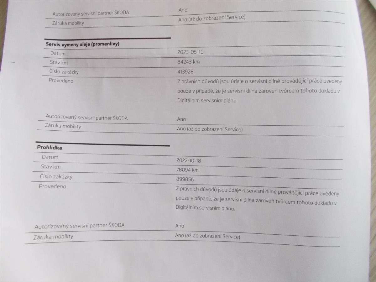 Škoda Octavia Kombi 1,6 l 85 kw