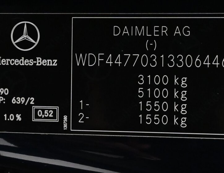 Mercedes-Benz Vito MPV 2,1 l 120 kw