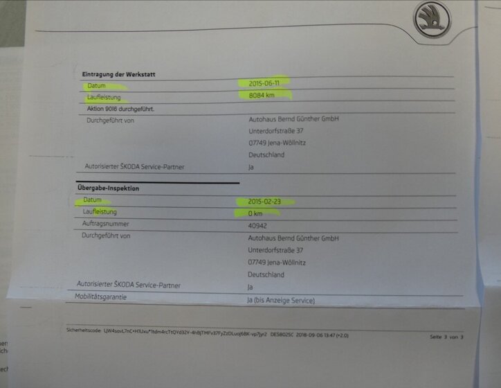 Škoda Octavia Kombi 1,6 l 77 kw