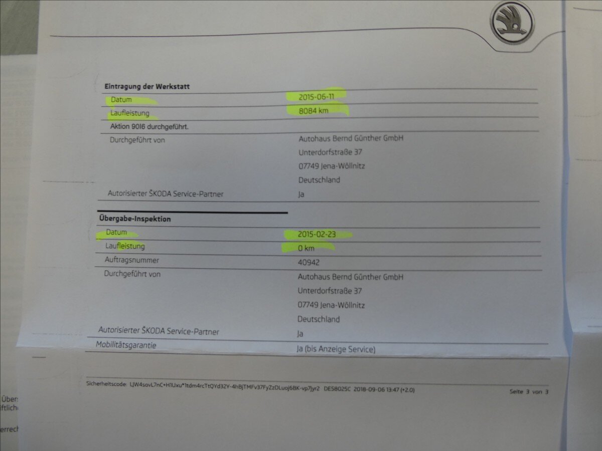 Škoda Octavia Kombi 1,6 l 77 kw