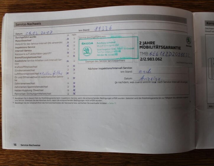 Škoda Octavia Kombi 2,0 l 103 kw