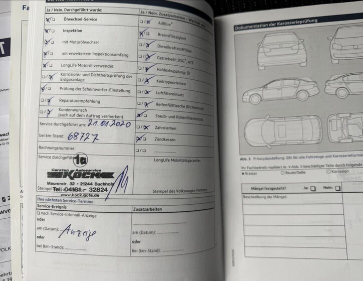 Volkswagen Touran MPV 1,2 l 81 kw