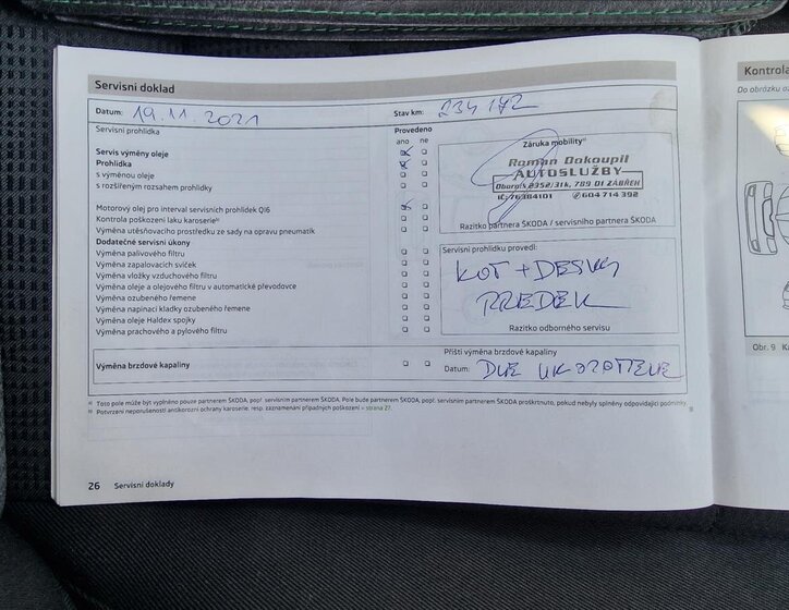 Škoda Octavia Sedan / Limuzína 2,0 l 110 kw