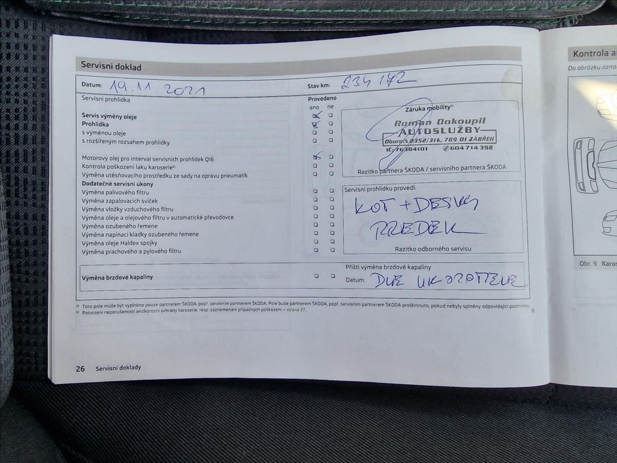 Škoda Octavia Sedan / Limuzína 2,0 l 110 kw