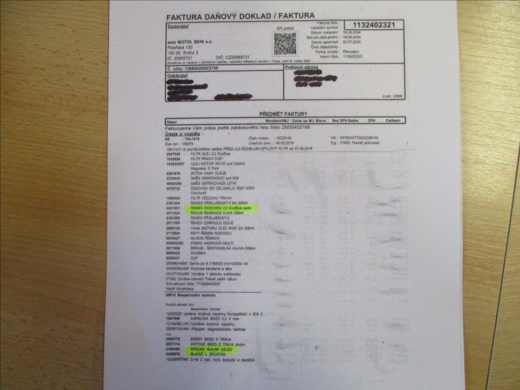 Ford Transit Valník 2,0 l 125 kw