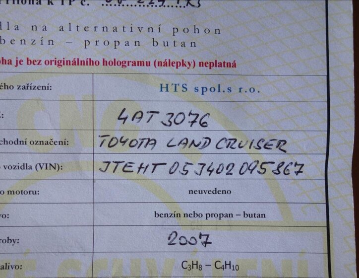 Toyota Land Cruiser SUV / Terénní 4,7 l 175 kw