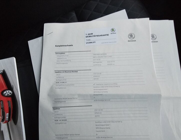 Škoda Rapid Hatchback 999,0 81 kw