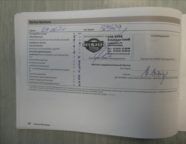 Škoda Octavia Kombi 2,0 l 103 kw