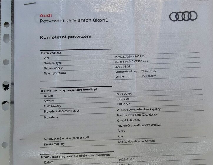 Audi A6 Allroad Kombi 3,0 l 250 kw