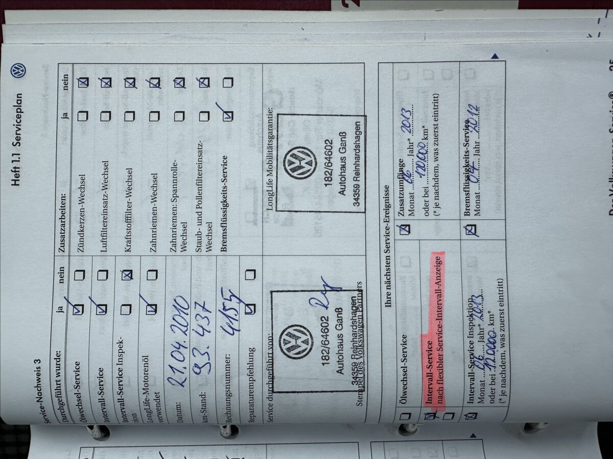 Volkswagen Touran MPV 2,0 l 110 kw