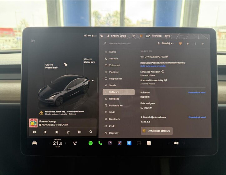 Tesla Model 3 Sedan / Limuzína 0,0 366 kw