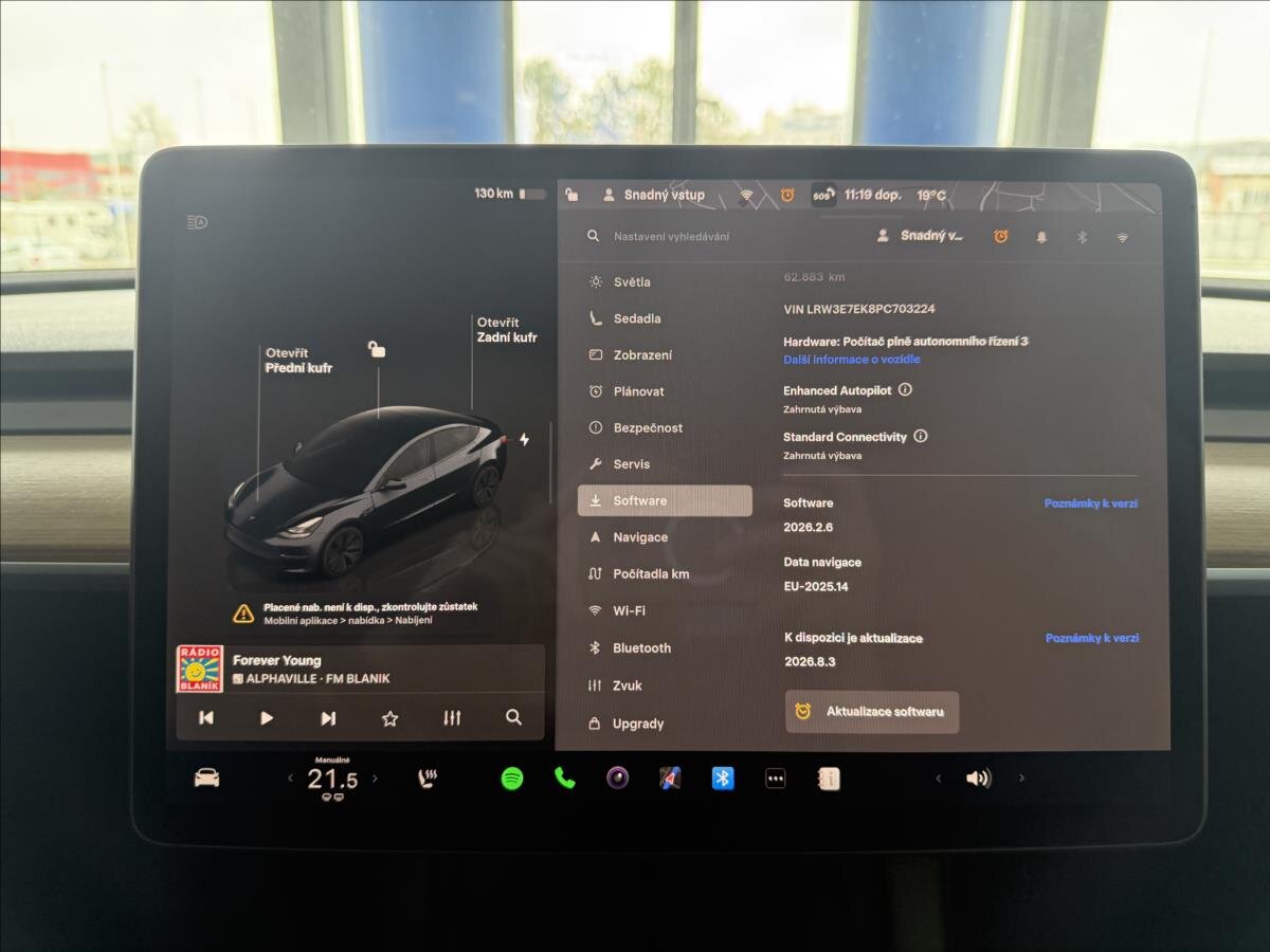 Tesla Model 3 Sedan / Limuzína 0,0 366 kw