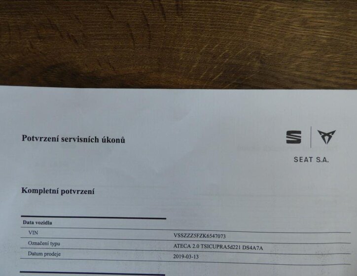 Cupra Ateca SUV / Terénní 2,0 l 221 kw