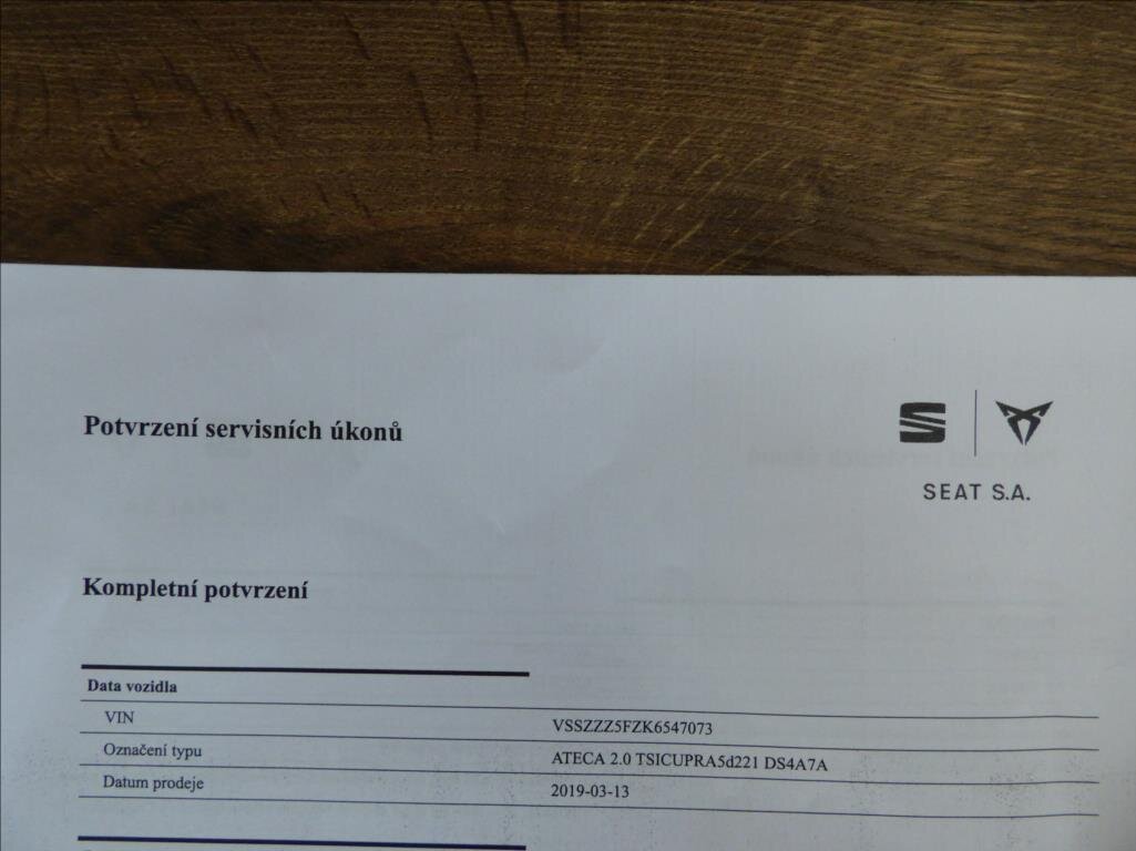 Cupra Ateca SUV / Terénní 2,0 l 221 kw