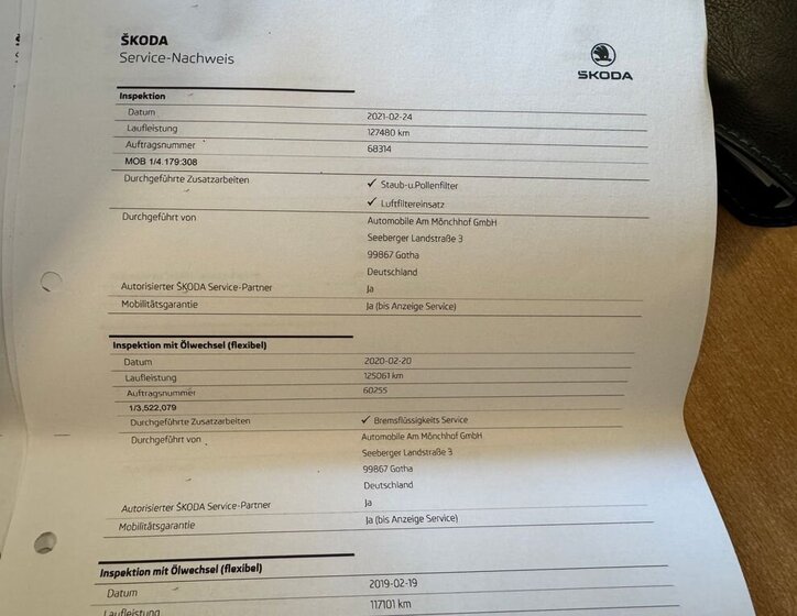 Škoda Octavia Kombi 1,4 l 103 kw