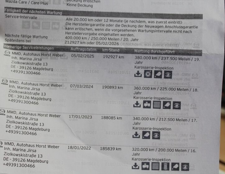 Mazda 6 Sedan / Limuzína 2,0 l 108 kw