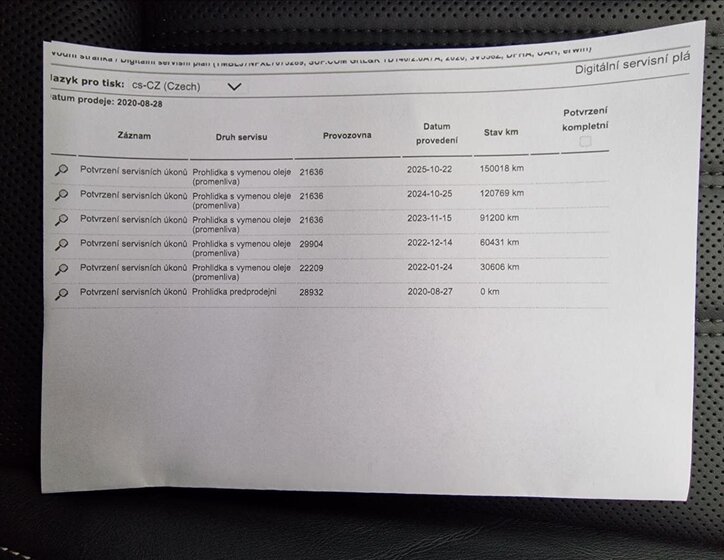 Škoda Superb Kombi 2,0 l 140 kw