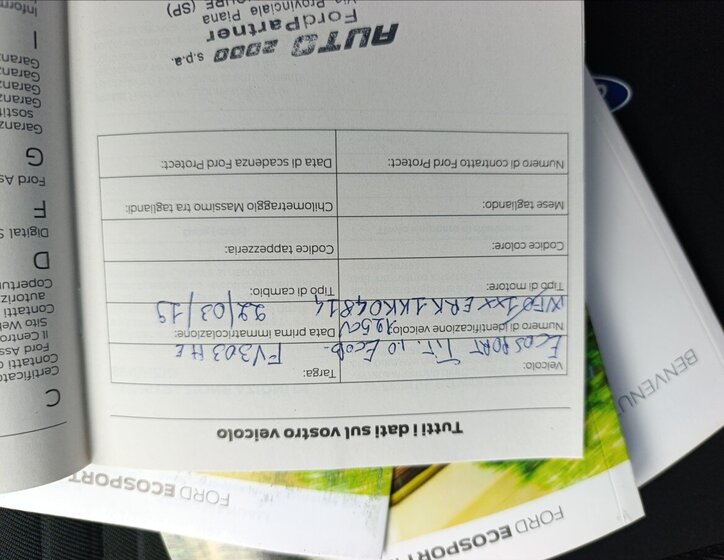 Ford EcoSport SUV 998,0 92 kw