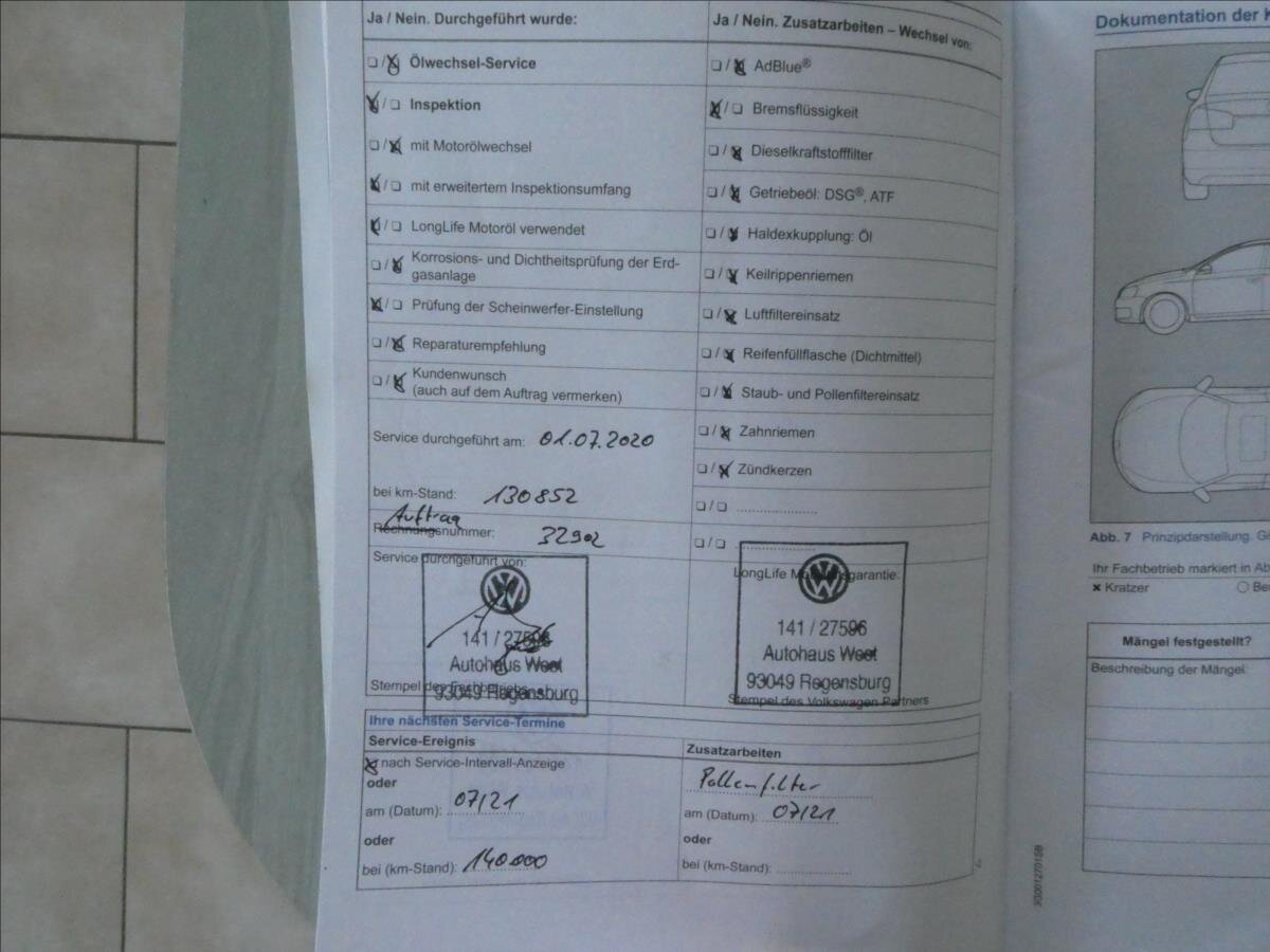 Volkswagen Golf Kombi 2,0 l 110 kw